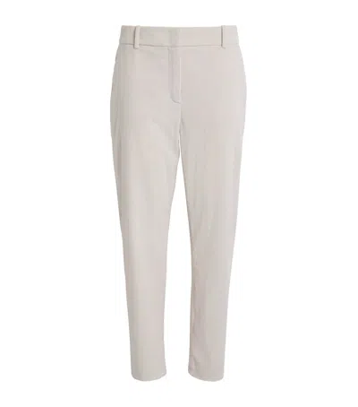 Eleventy Corduroy Trousers In White