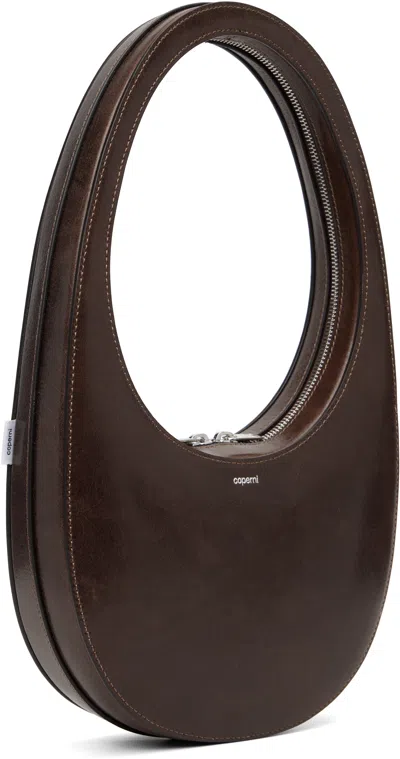 Coperni Brown Swipe Bag In Brown