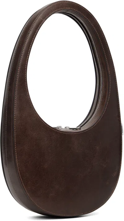 Coperni Brown Swipe Bag In Brown
