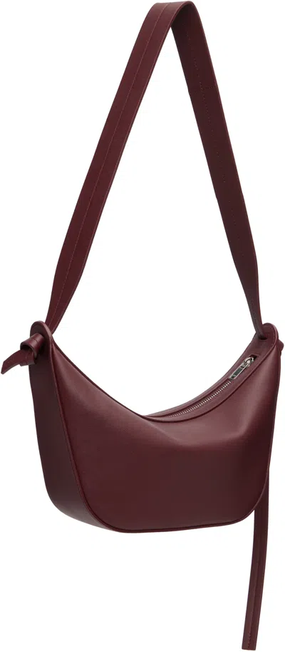 Jil Sander Burgund Knot Small Bag In Red