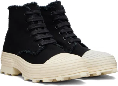 Camperlab Black Traktori Sneakers In Black