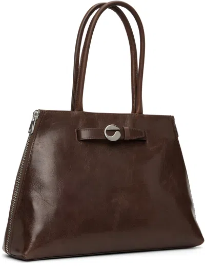 Coperni Brown Data Bag In Brown