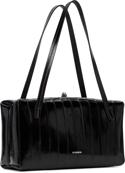 Jil Sander Black Goji Pillow Small Bag In Black