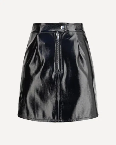 Fiorucci Mini Skirt Vinyle In Black