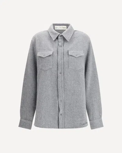 God's True Cashmere Cashmere Shirt In Gray