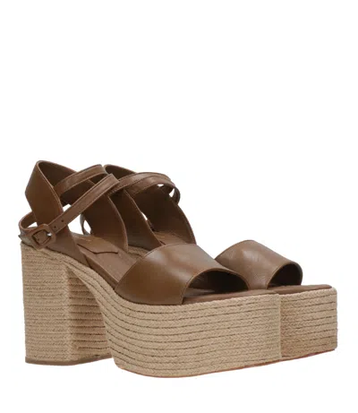 Paloma Barceló Paloma Barcelò 凉鞋 皮革 棕色 In Brown