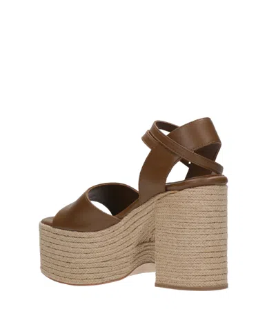 Paloma Barceló Paloma Barcelò 凉鞋 皮革 棕色 In Brown