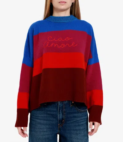 Giada Benincasa Sweaters Blue In Multi