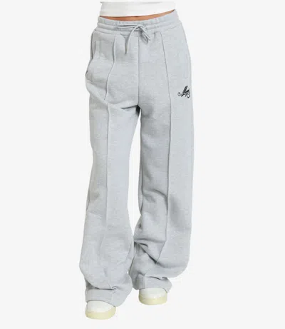 Msgm Trousers Grey In Gray