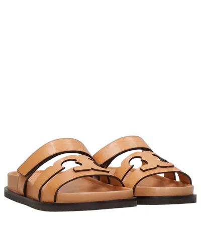 Tory Burch Sandals Camel In Brown