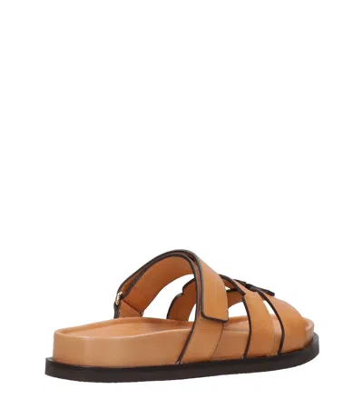 Tory Burch Sandals Camel In Brown