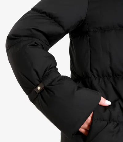 Herno Horizontal Quilted Down Polyester Down Jacket In Black