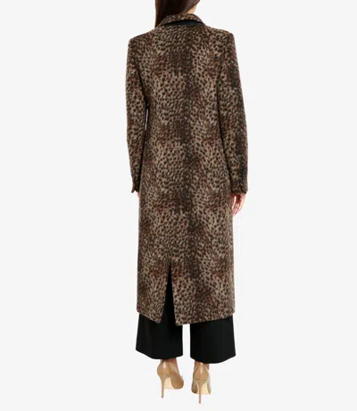 Msgm Coats Spotted In Brown