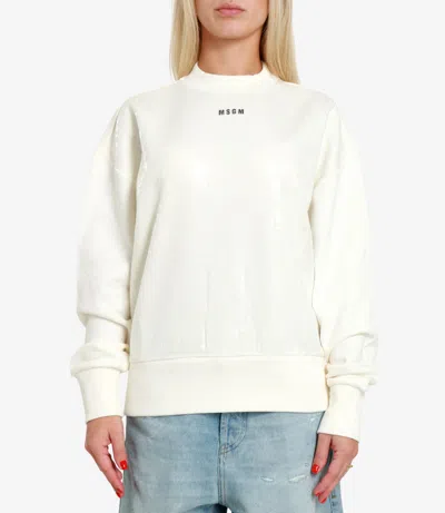 Msgm Sweaters Beige In Neutral