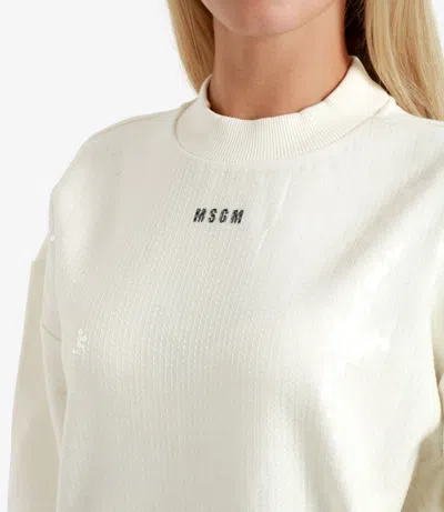 Msgm Sweaters Beige In Neutral