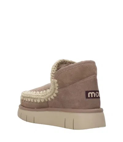 Mou Boots Dove Grey In Brown