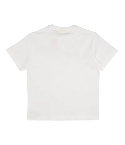 Off-white Off White T Shirts And Polos White+fuchsia In White