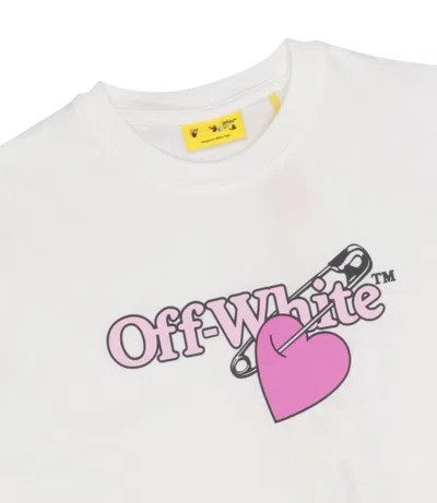 Off-white Off White T Shirts And Polos White+fuchsia In White