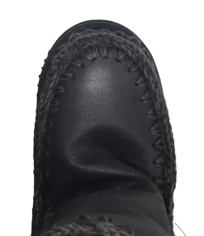 Mou Eskimo 18 Ankle Boots In Black In Black