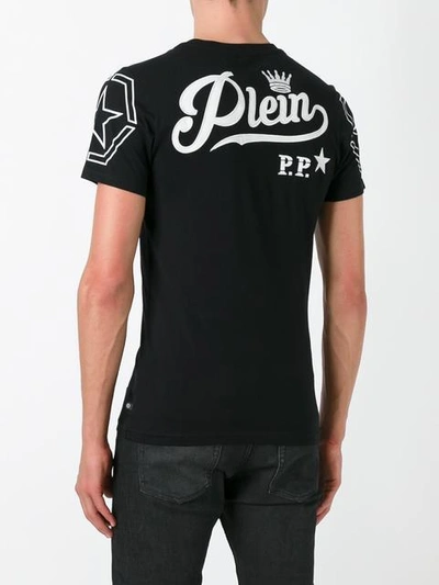 Philipp Plein Swarovski Octagon Tiger T-shirt In Black | ModeSens