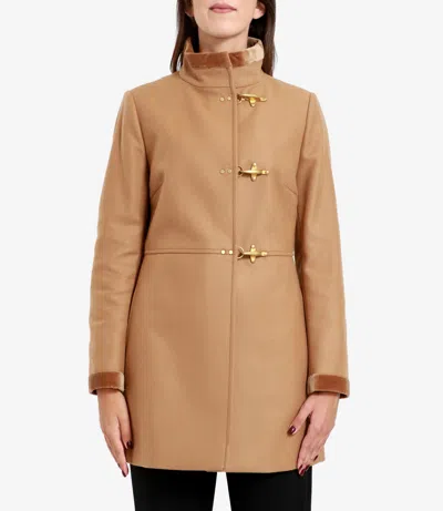 Fay Coats Camel In Neutral