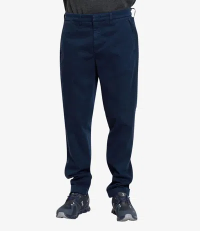 Fay Velvet Trousers In Blue