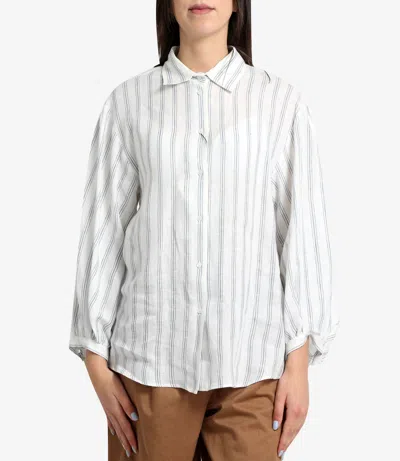 Max Mara Weekend Shirts White In White