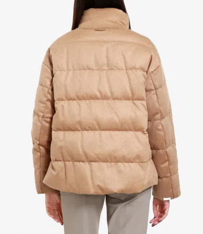 Max Mara The Cube Coats Camel In Blue