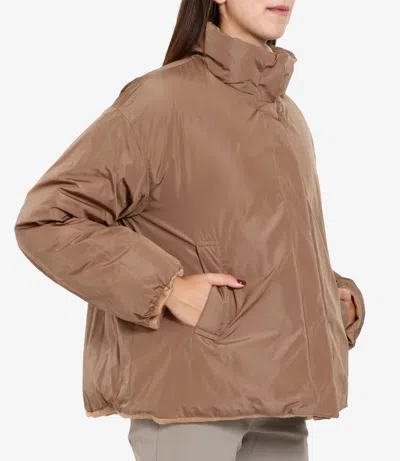 Max Mara The Cube Coats Camel In Blue