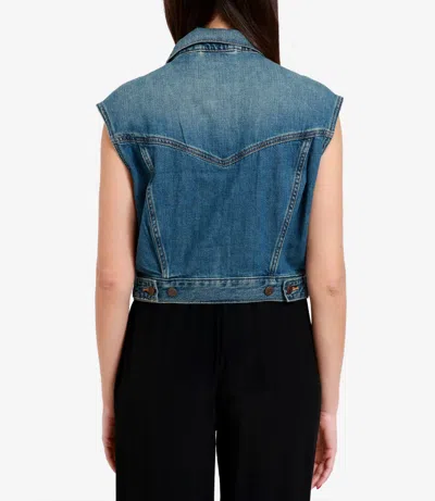 Levi's Levis Shrunken 90s Vest Stop Flaxing In Multi