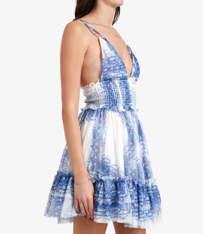 Philosophy By Lorenzo Serafini Dresses Clear Blue In Blue