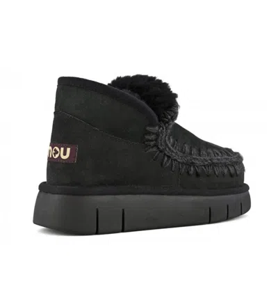 Mou Eskimo Bounce Sneaker Boots In Black