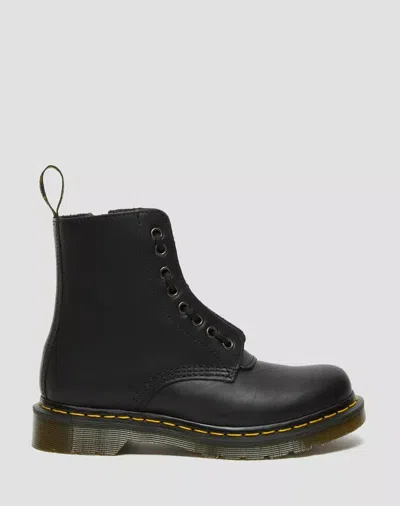 Dr. Martens 1460 Pascal Leather Ankle Boots In Black
