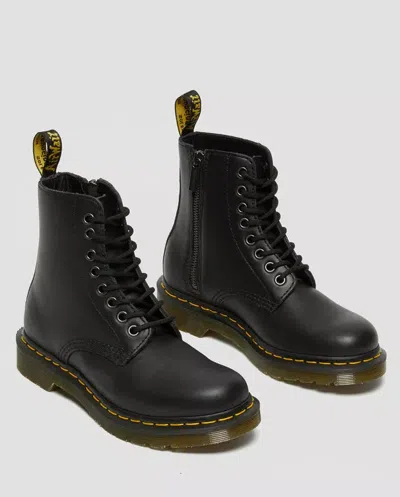 Dr. Martens 1460 Pascal Leather Ankle Boots In Black