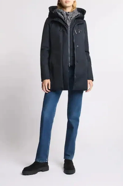 Fay Technical Toggle Coat In Blue