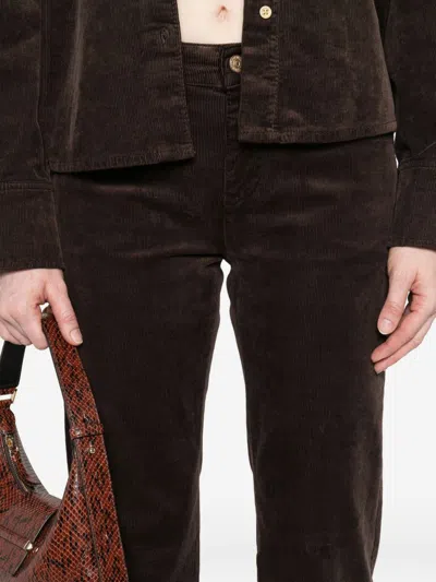 Seven Straight-leg Jeans With Classic Five-pocket Design In Brown