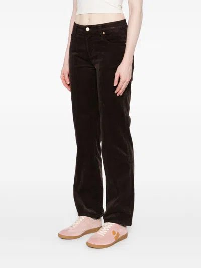 Seven Straight-leg Jeans With Classic Five-pocket Design In Brown