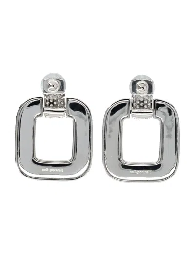 Self-portrait Self Portrait Accessories Silver In Silver