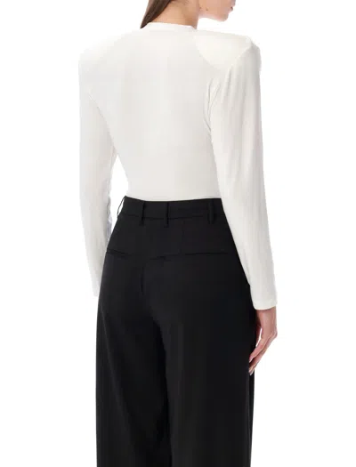 Magda Burtym Top White In White