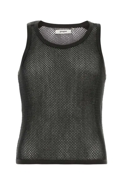 Gimaguas Black Mesh Mateo Tank Top In Black