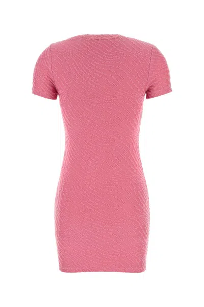 Alexander Wang T T By Alexander Wang Pink Stretch Polyester Mini Dress In Pink