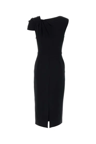 Givenchy Midi Dress In Cady In Black