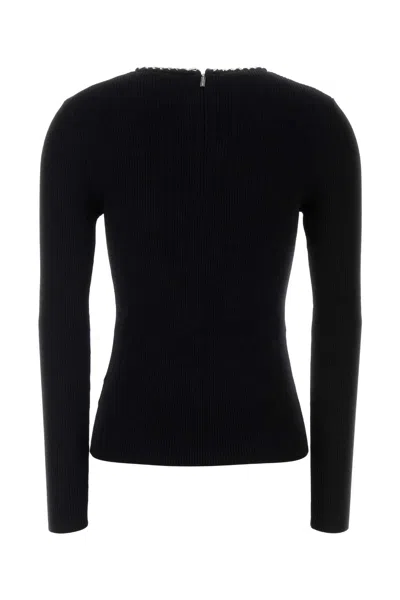 Michael Michael Kors Michael By Michael Kors Black Viscose Blend T-shirt In Black
