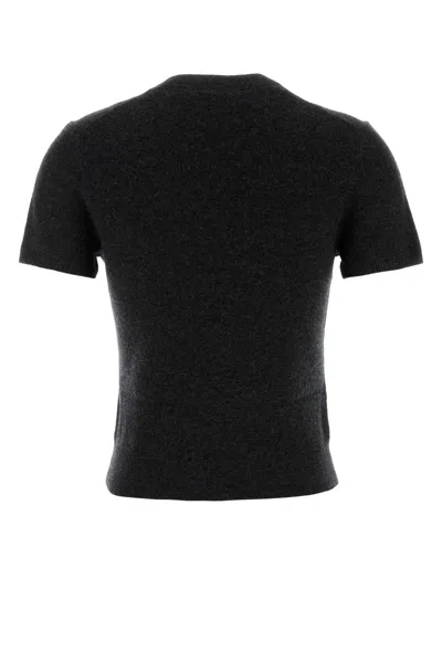Alexander Wang T T By Alexander Wang Charcoal Wool Sweater In Gray