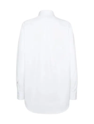Dsquared2 Maxi Dean Shirt In White