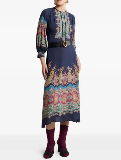Etro Dresses In Blue