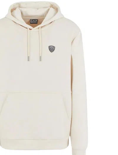 Ea7 Emporio Armani Sweaters In White