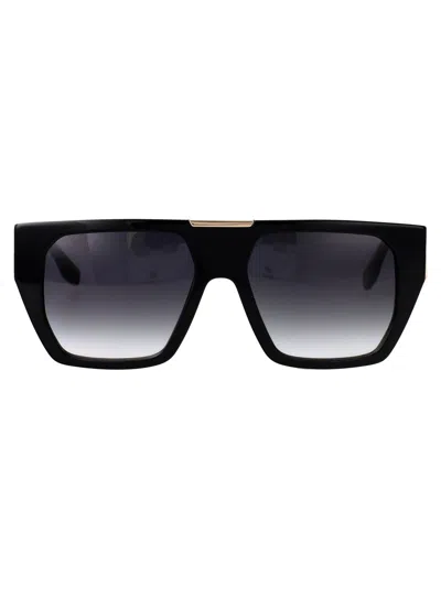 Marc Jacobs Black Acetate Sunglasses In Black