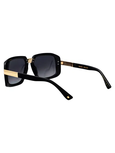 Dsquared2 Black Acetate Sunglasses In Black