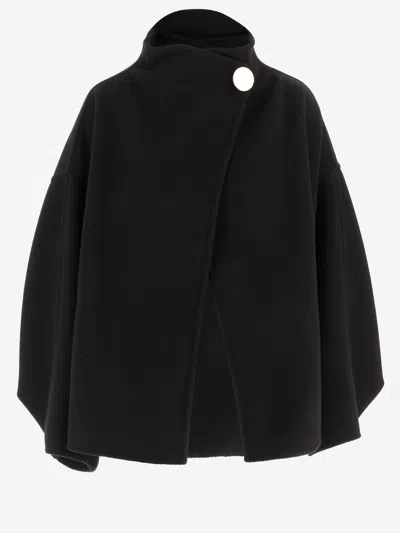 Darkpark Wool Blend Jacket In Black